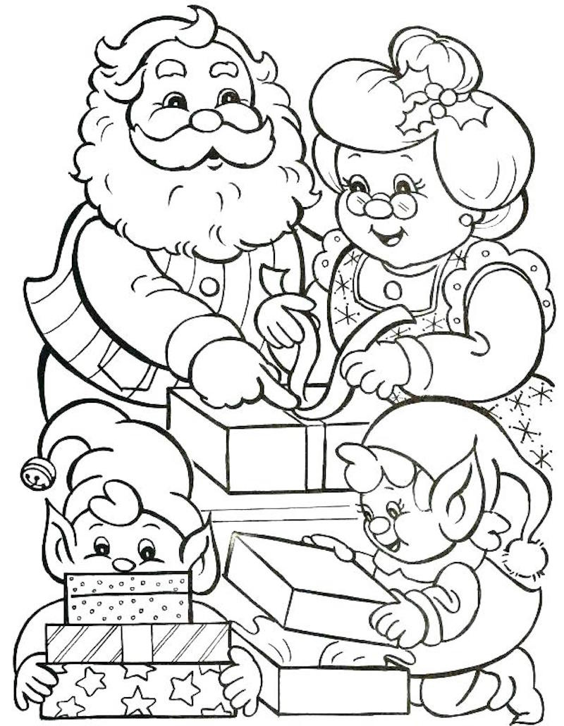 Lutin Du Pere Noel Dessin Élégant Image Coloriage De Noël – Pour Des Fêtes Pleines De Couleurs 