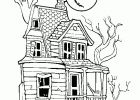 Maison Hantée Dessin Nouveau Images Coloriage Maison Hantée à Imprimer Halloween Sur