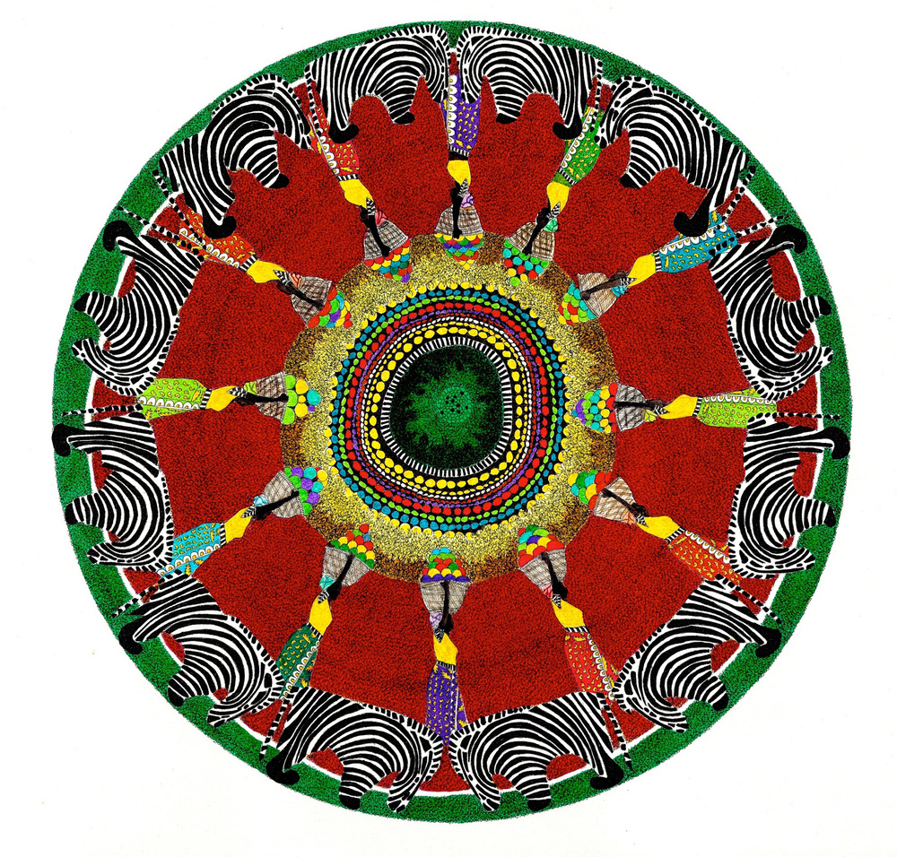 Mandala Afrique Impressionnant Collection Mandala Africain Colorier Les Enfants Marnfozine