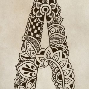 Mandala Alphabet Beau Photographie Henna Alphabet · Exodus Illustration · Line Store