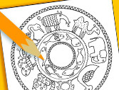 Mandala Animaux Sauvages Élégant Images Coloriage Et Jeux 3 6 Ans Grandir Avec Nathan