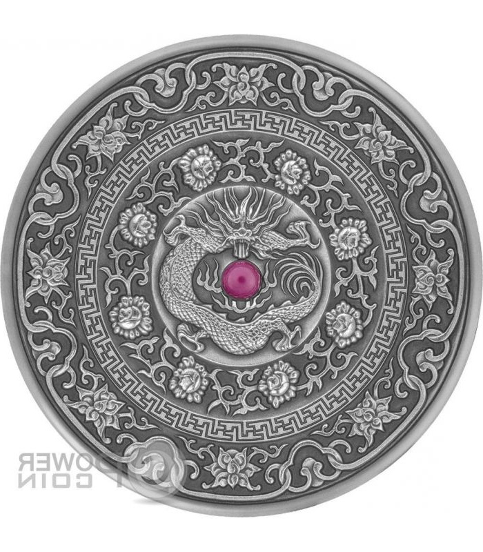 Mandala Dragon Cool Image Chinese Dragon Mandala Art 3 Oz Silver Coin 10$ Fiji 2017