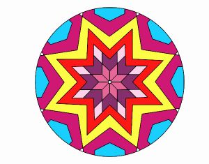 Mandala Etoile Cool Image Dessin De Mandala Mosaïque étoile Colorie Par Membre Non