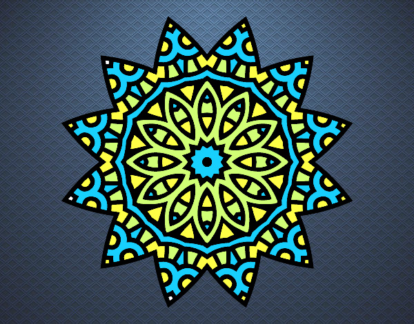 Mandala Etoile Élégant Image Dessin De Mandala étoile Colorie Par Membre Non Inscrit Le