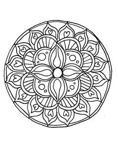 Mandala Kawaii Bestof Galerie How to Draw A Mandala with Free Coloring Pages