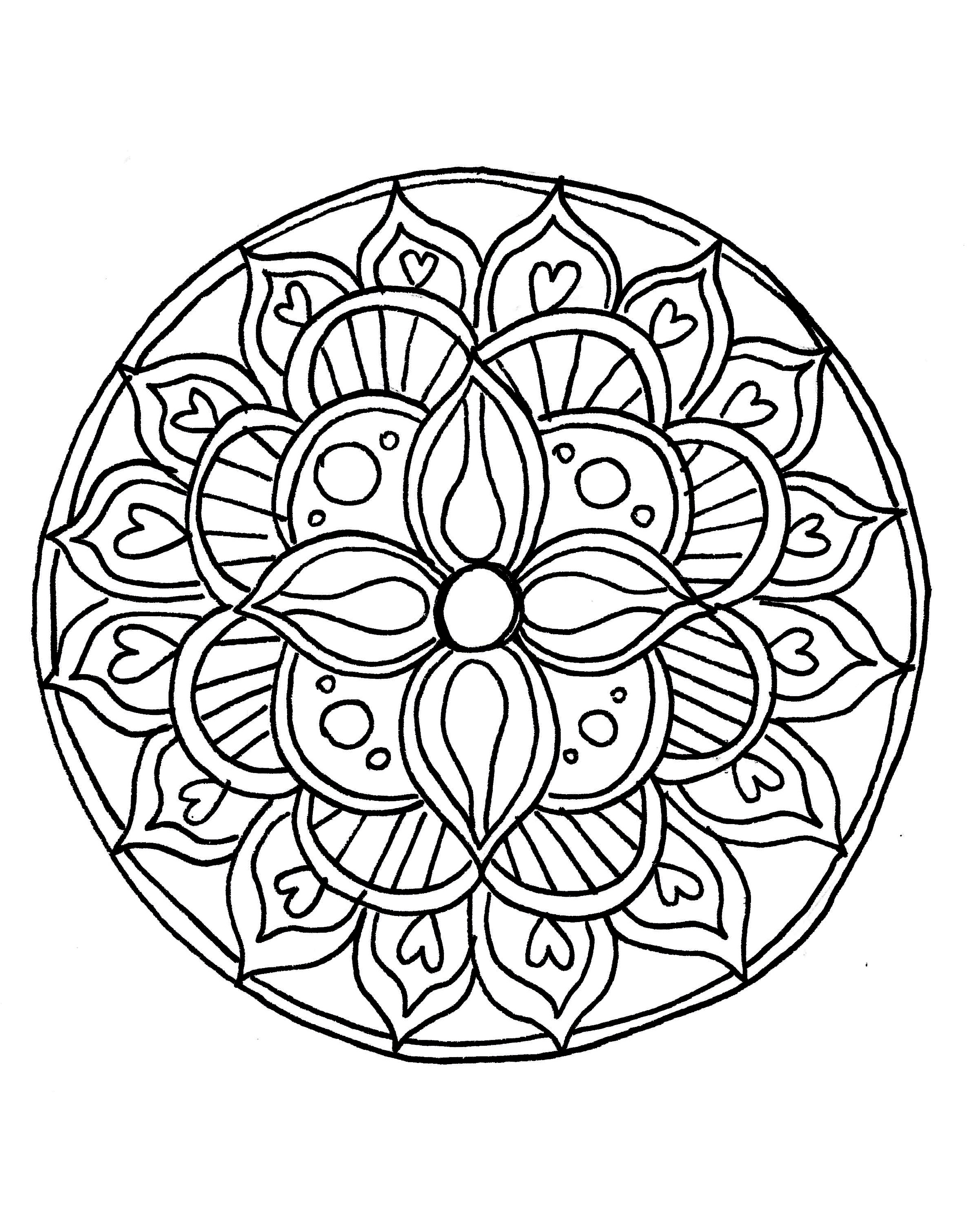 Mandala Kawaii Bestof Galerie How to Draw A Mandala with Free Coloring Pages