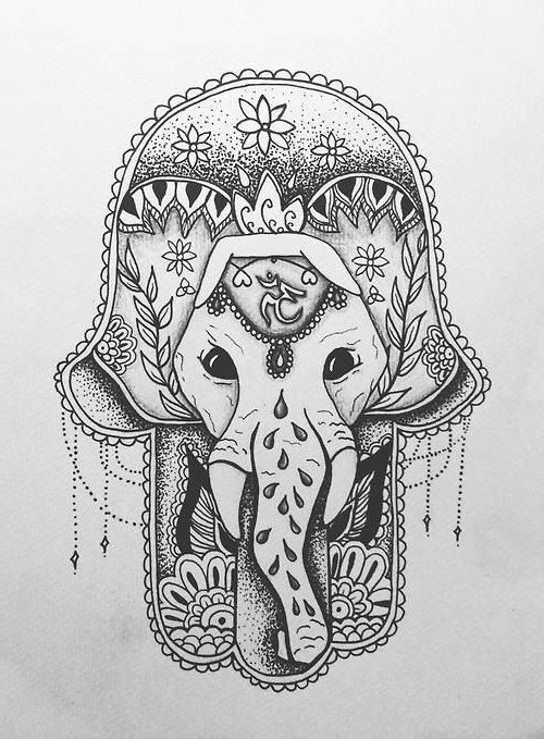 Mandala Main De Fatma Inspirant Photos Hamsa Tattoo Design On Pinterest
