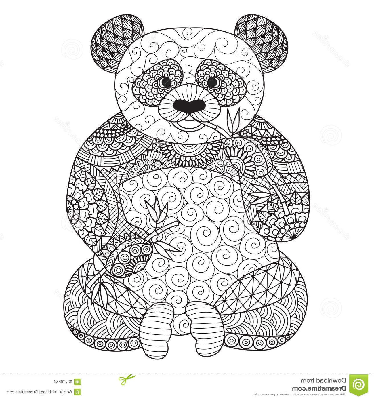 Mandala Panda Cool Image Dreamcatcher Coloring Pages Google Search