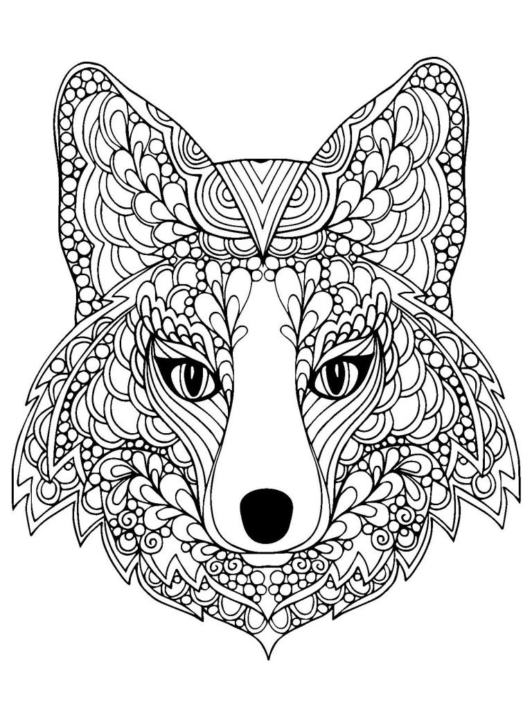 Mandala Renard Bestof Galerie Coloriage à Imprimer Mandala Difficile