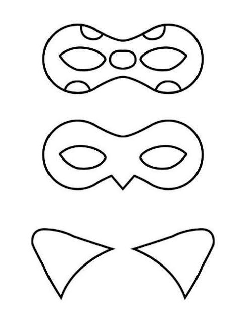 Masque Chat Noir Miraculous Bestof Galerie Resultado De Imagem Para Molde Mascara Ladybug Para