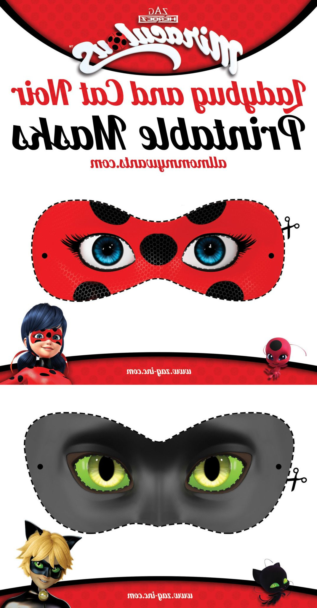 Masque Ladybug à Imprimer Élégant Photos Printables Miraculous Adventures Of Ladybug and Cat Noir