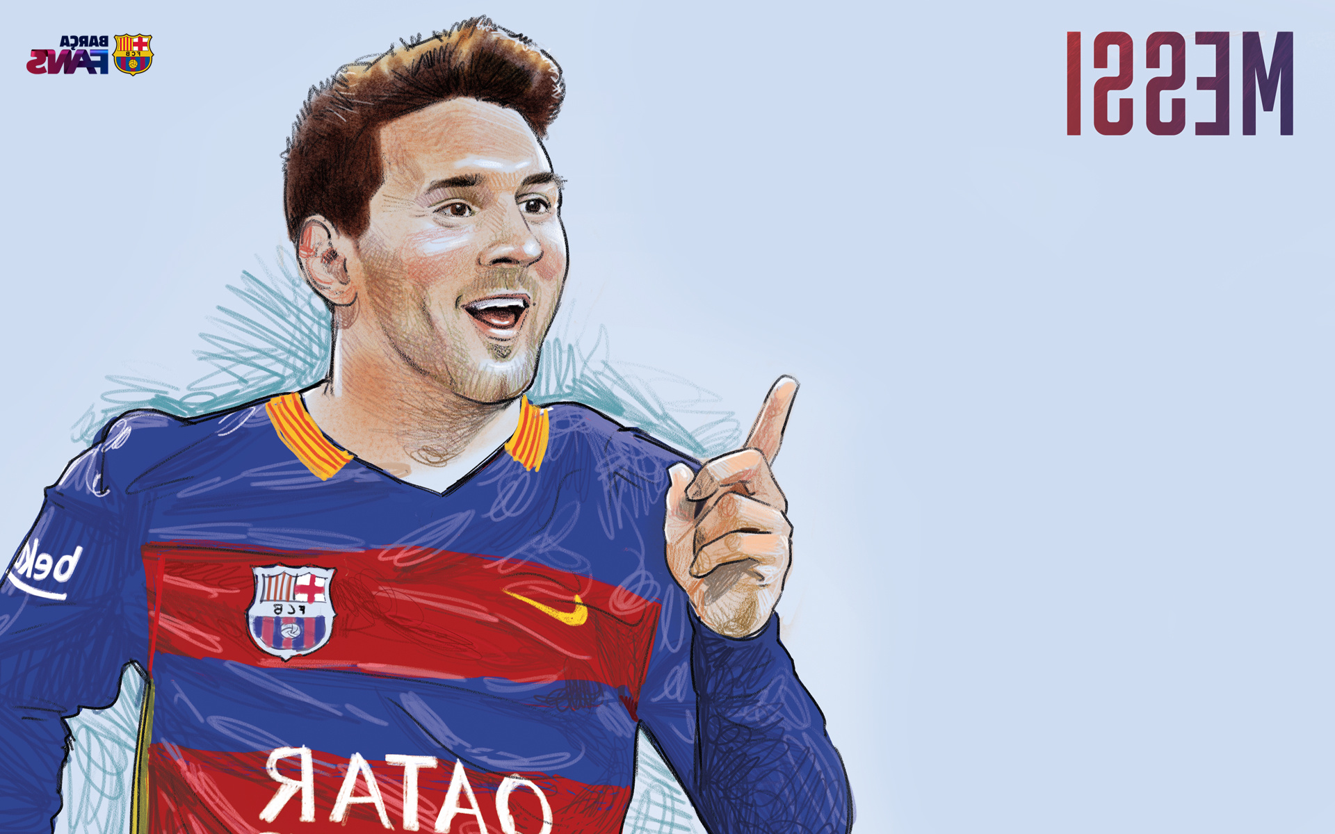 Messi Dessin Inspirant Stock Planète Barça Wallpaper Lionel Messi