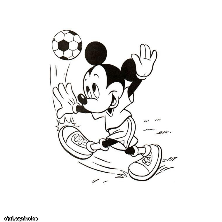 Mickey A Imprimer Impressionnant Images Coloriage Mickey Foot Dessin