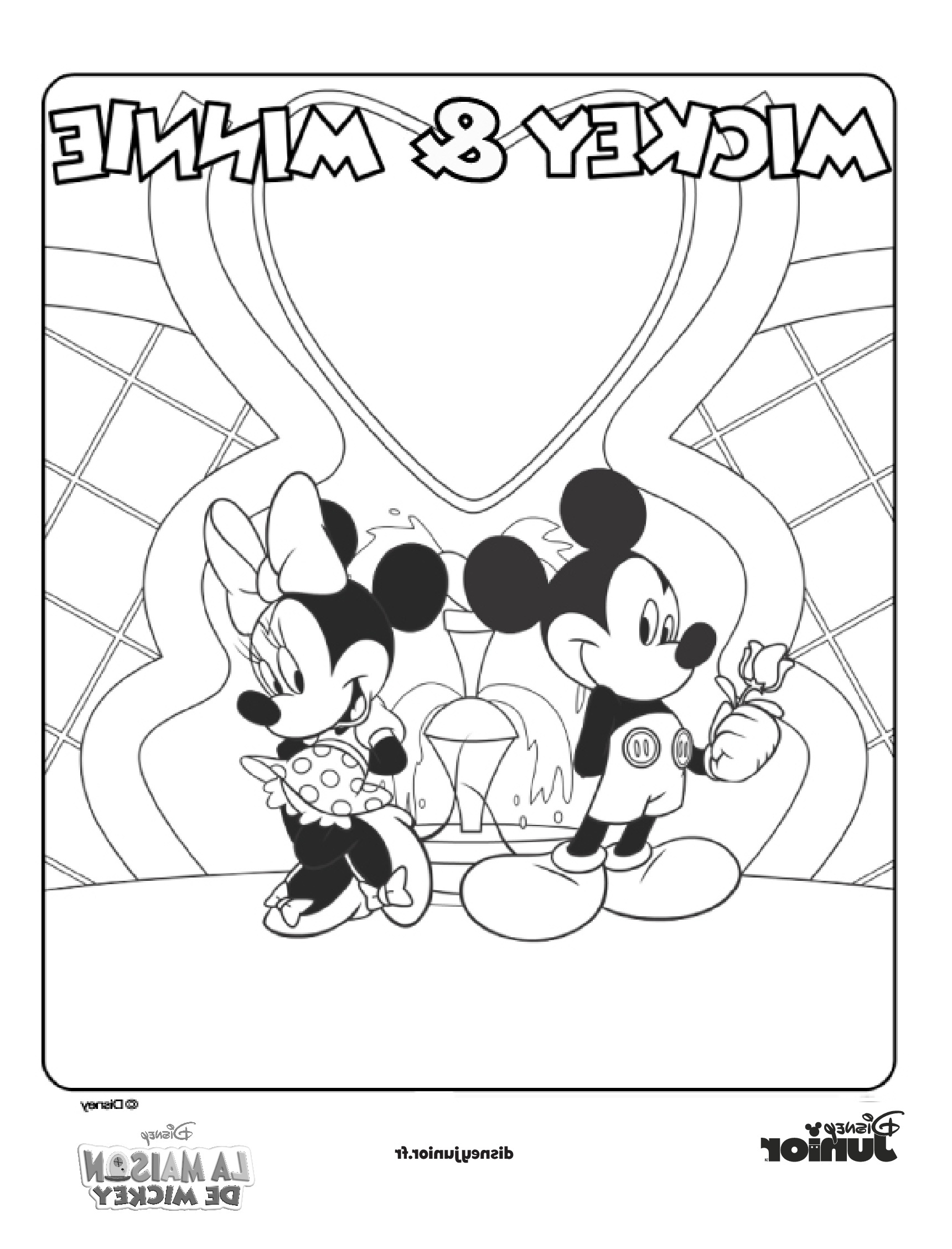 Mickey Coloriage Unique Stock Coloriages Mickey Et Minnie Flunch Blog