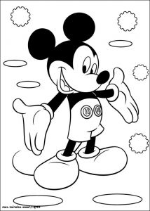 Mickey Dessin Élégant Images Coloriage Mickey