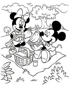 Mickey Et Minnie Amoureux Unique Photos Coloriage Mickey Et Minnie à Imprimer Family Sphere