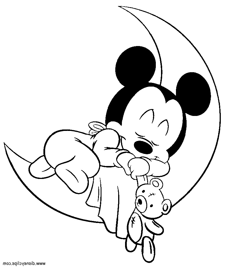 Mickey Mouse Coloriage Bestof Photographie Disney Babies Printable Coloring Pages 2