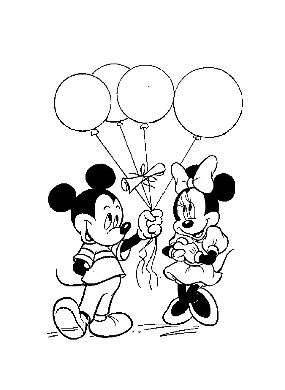 Minnie Mouse Dessin Beau Images Coloriage Mickey Et Minnie à Imprimer Coloriage De Mickey