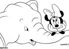 Minnie Mouse Dessin Cool Collection Coloriage Minnie Avec Un Elephant Jecolorie