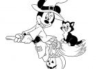 Minnie Mouse Dessin Inspirant Images Coloriage Minnie Mouse Et Figaro sorciere Halloween Disney