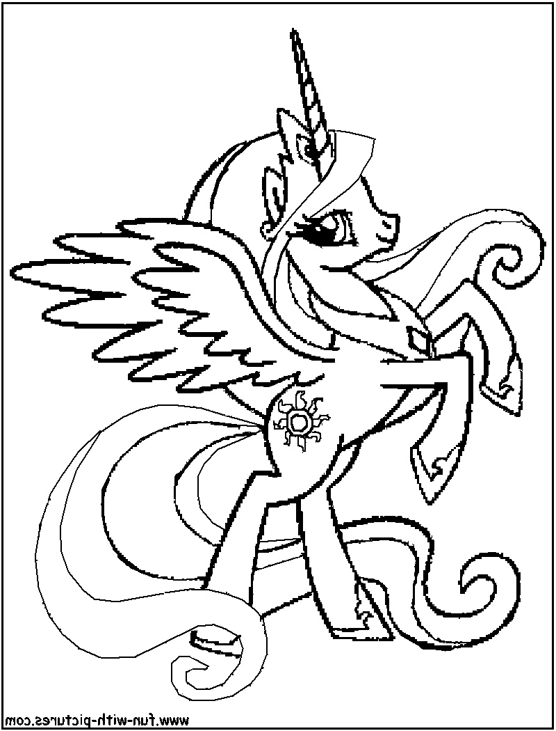 My Little Pony Dessin Luxe Collection Coloriages © Mon Petit Poney