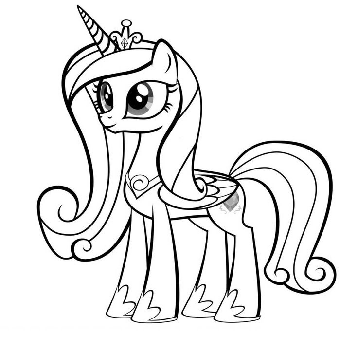 My Little Pony Dessin Luxe Galerie My Little Pony Princess Cadence Coloring Pages