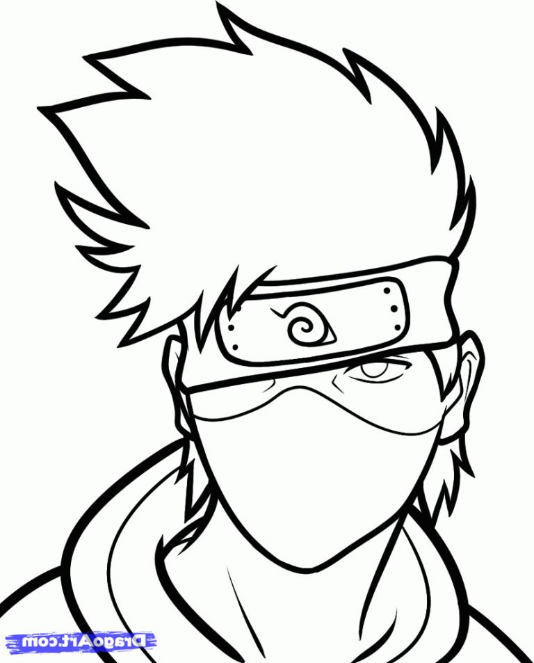 Naruto Dessin Bestof Photos How to Draw Kakashi Easy Step by Step ...