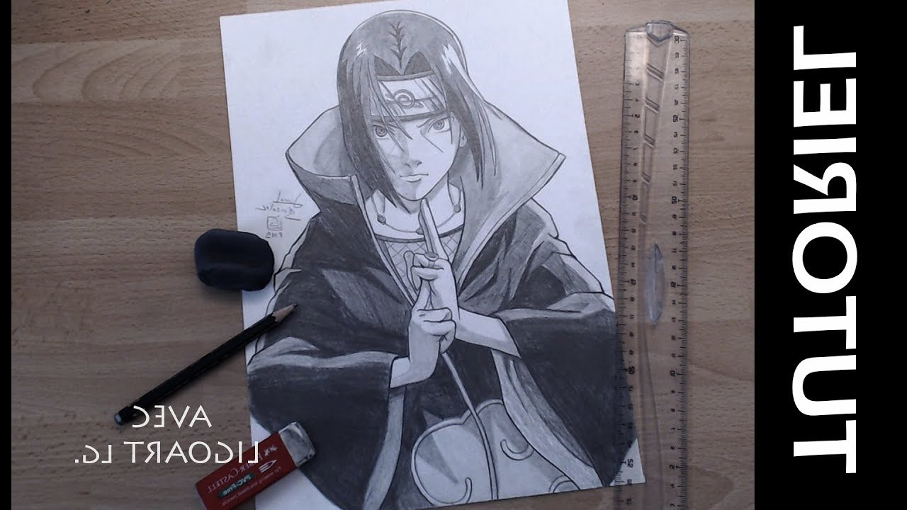 Naruto Dessin Noir Et Blanc Bestof Image Ment Dessiner Itachi Avec 1 Crayon Hb
