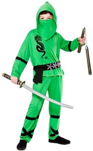Ninja Vert Cool Collection Green Power Ninja Boys Costume