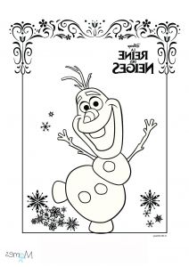 Olaf Dessin Luxe Images Coloriage Reine Des Neiges Olaf Momes