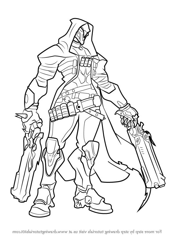 Overwatch Coloriage Luxe Photos Learn How to Draw Reaper From Overwatch Overwatch Step