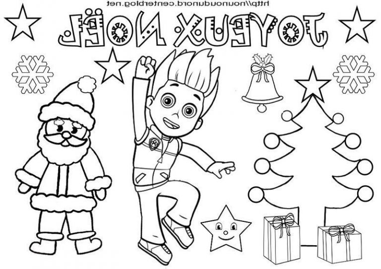 Pat Patrouille à Colorier Beau Stock Coloriage Noel Heros Des Enfants