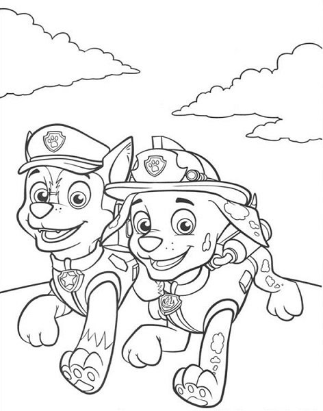 Patpatrouille Dessin Impressionnant Stock Paw Patrol Chase Coloring Coloring Pages