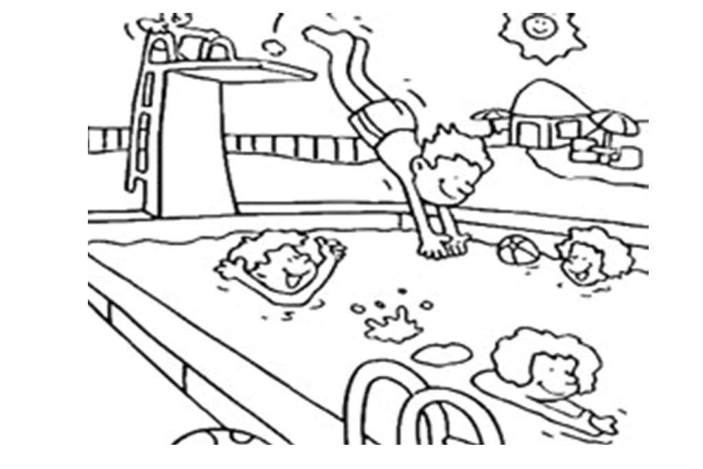 Piscine Coloriage Inspirant Stock Coloriage Piscine Municipale