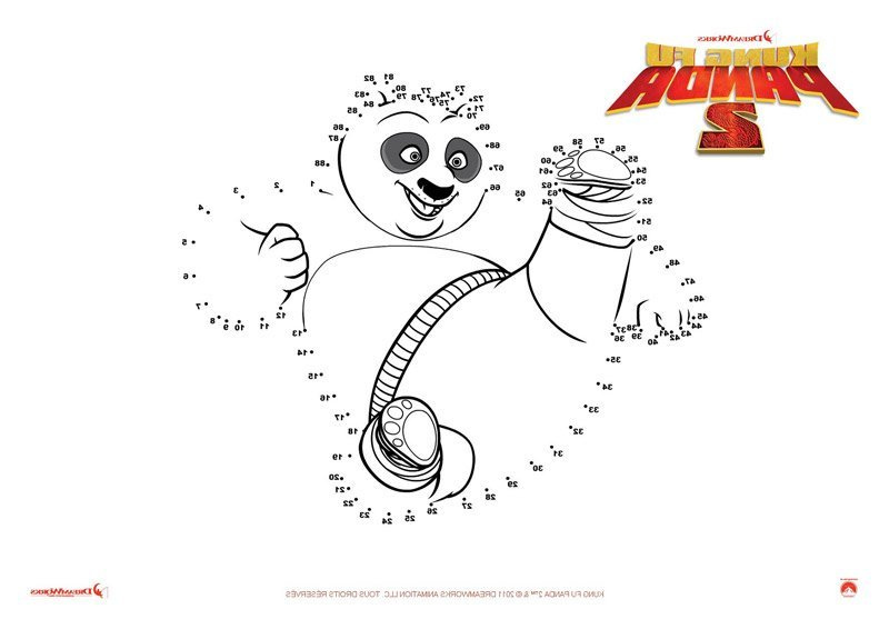 Point A Relier Disney Beau Collection Jeu Kung Fu Panda 2 Relier Les Points De Po Momes