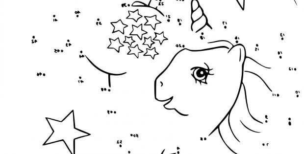 Point A Relier Facile Beau Photographie Coloriage Point à Relier Licorne à Imprimer Sur 