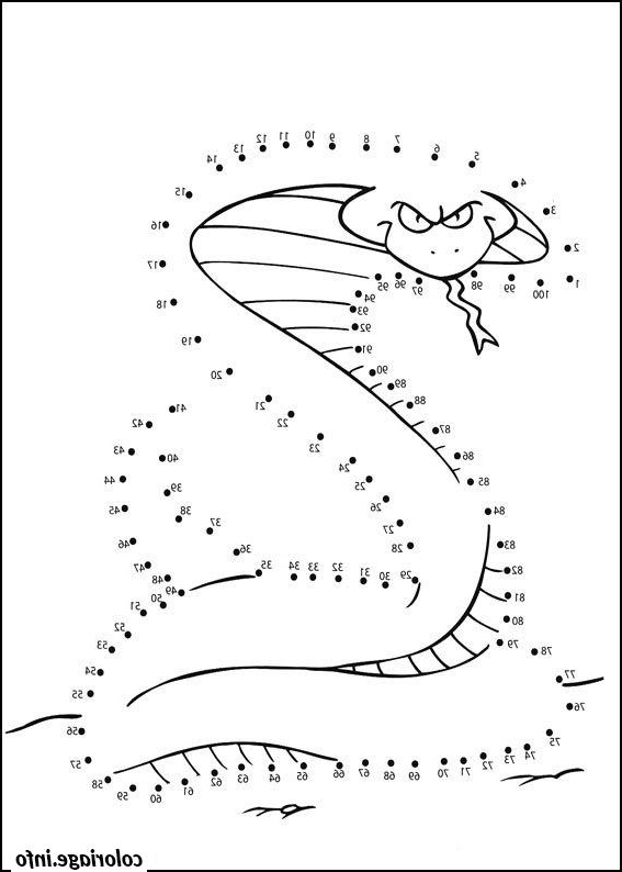 Point Dessin Inspirant Collection Coloriage Point A Relier Maternelle Serpent Dessin