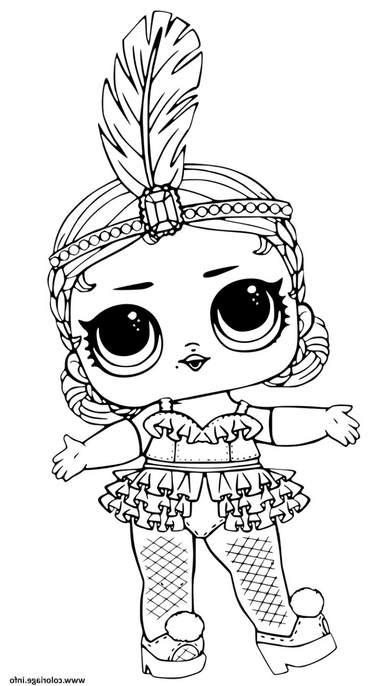 Poupee Lol Coloriage Beau Photos Coloriage Showbaby Glamour Lol Doll