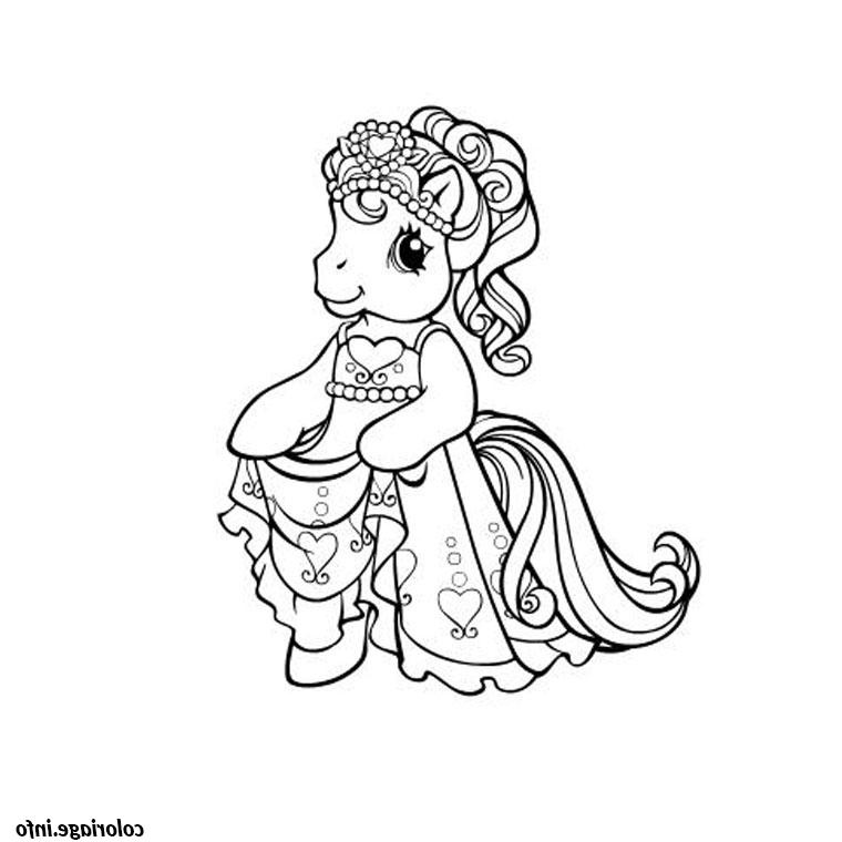 Princesse à Colorier Et Imprimer Inspirant Stock Coloriage Poney Princesse Dessin