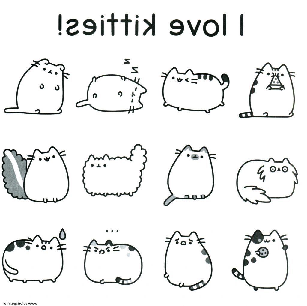 Pusheen Coloriage Unique Galerie Coloriage Pusheen I Love Kitties ...