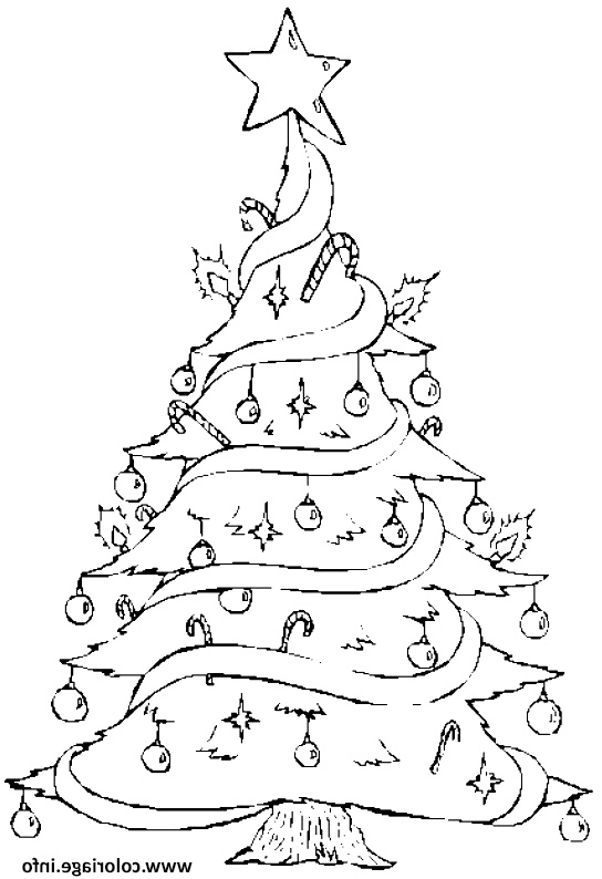 Sapin Noel Dessin Cool Photographie Coloriage Un Dessin De Sapin De Noel Decore A Colorier