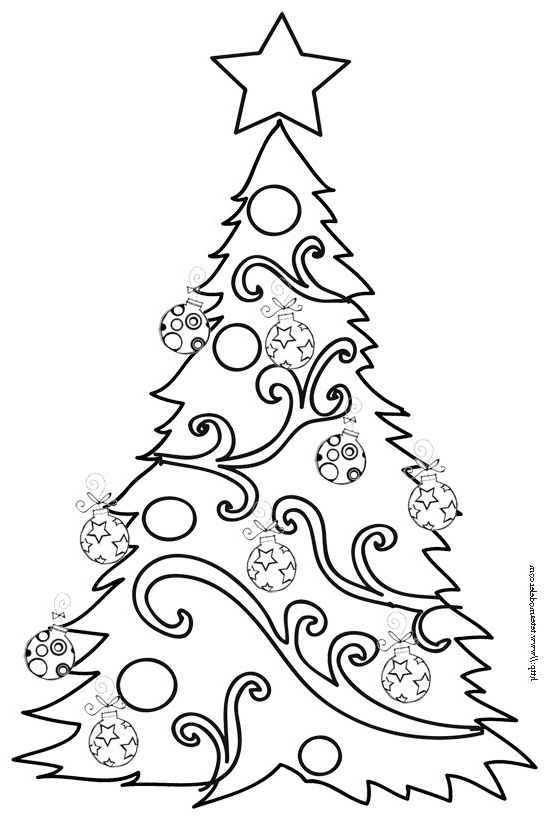 Sapin Noel Dessin Unique Stock Coloriage Sapin De Noël Décoré - Coloriage