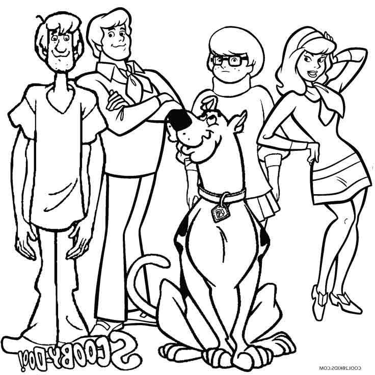 Scooby Doo Coloriage Élégant Stock Printable Scooby Doo Coloring Pages for Kids
