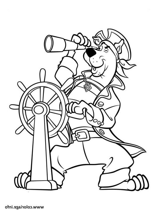 Scooby Doo Dessin Beau Collection Coloriage Scooby Doo Le Pirate Jecolorie