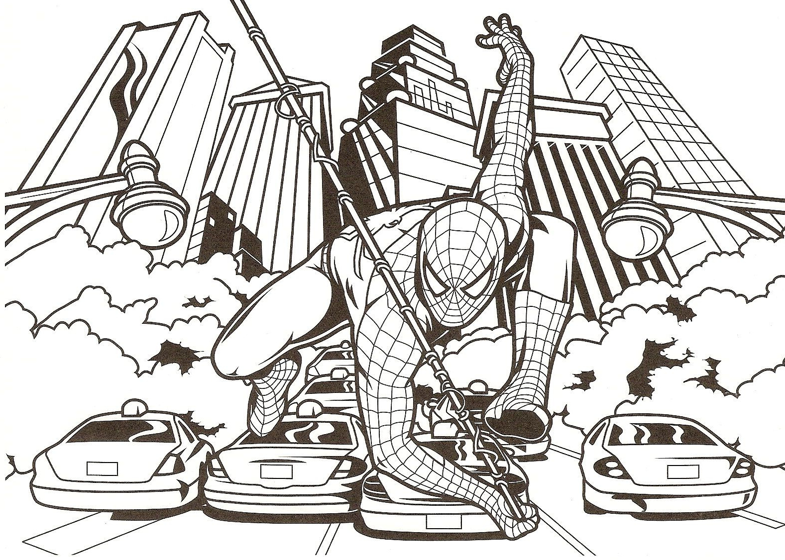 Spiderman à Colorier Inspirant Stock A Colorier Page 2