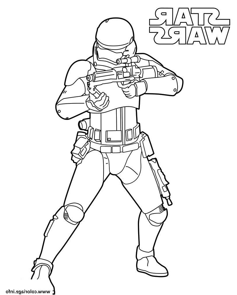 Stars Wars Coloriage Luxe Collection Coloriage Strormtrooper Star Wars 7 Dessin