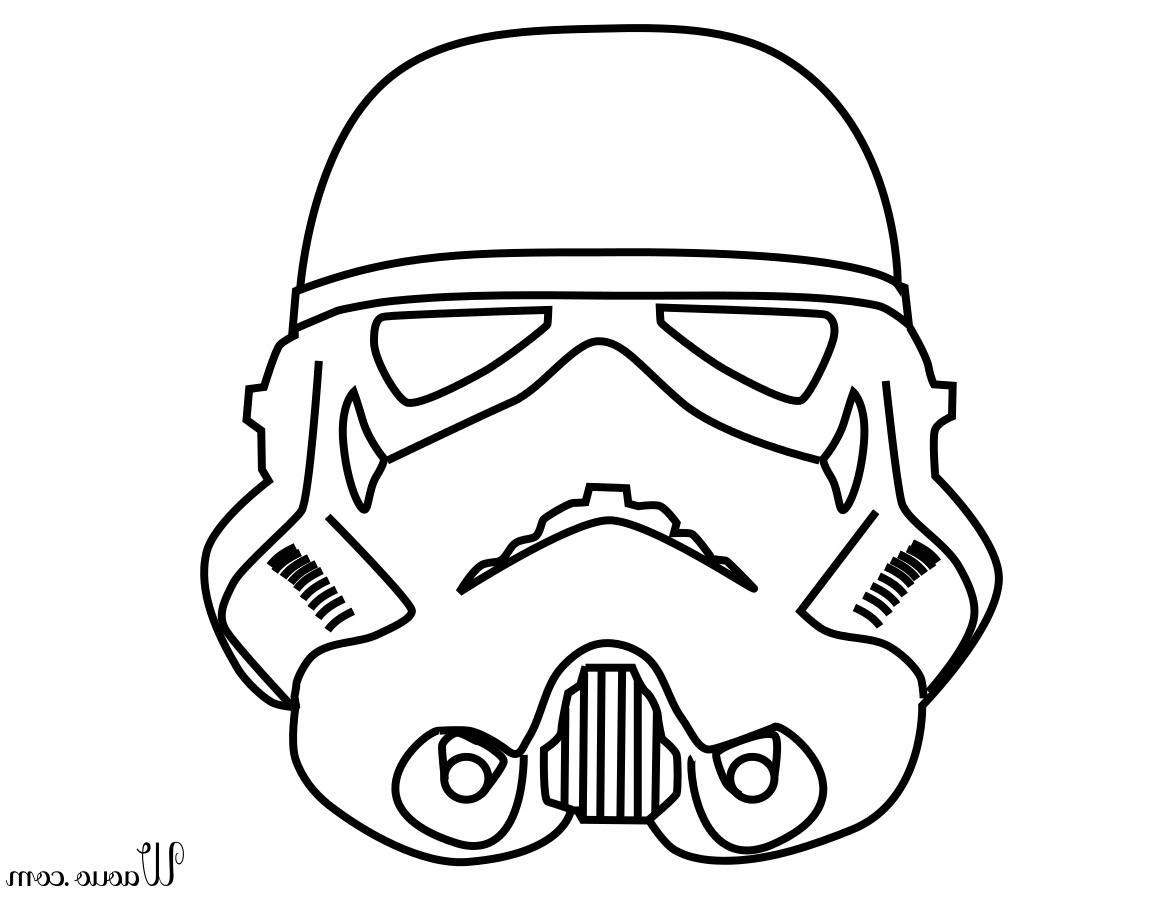Stormtrooper Dessin Beau Stock 100 Coloriage Masque Star Wars