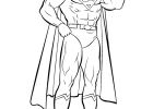 Superman à Colorier Beau Image Superman Super Héros – Coloriages à Imprimer