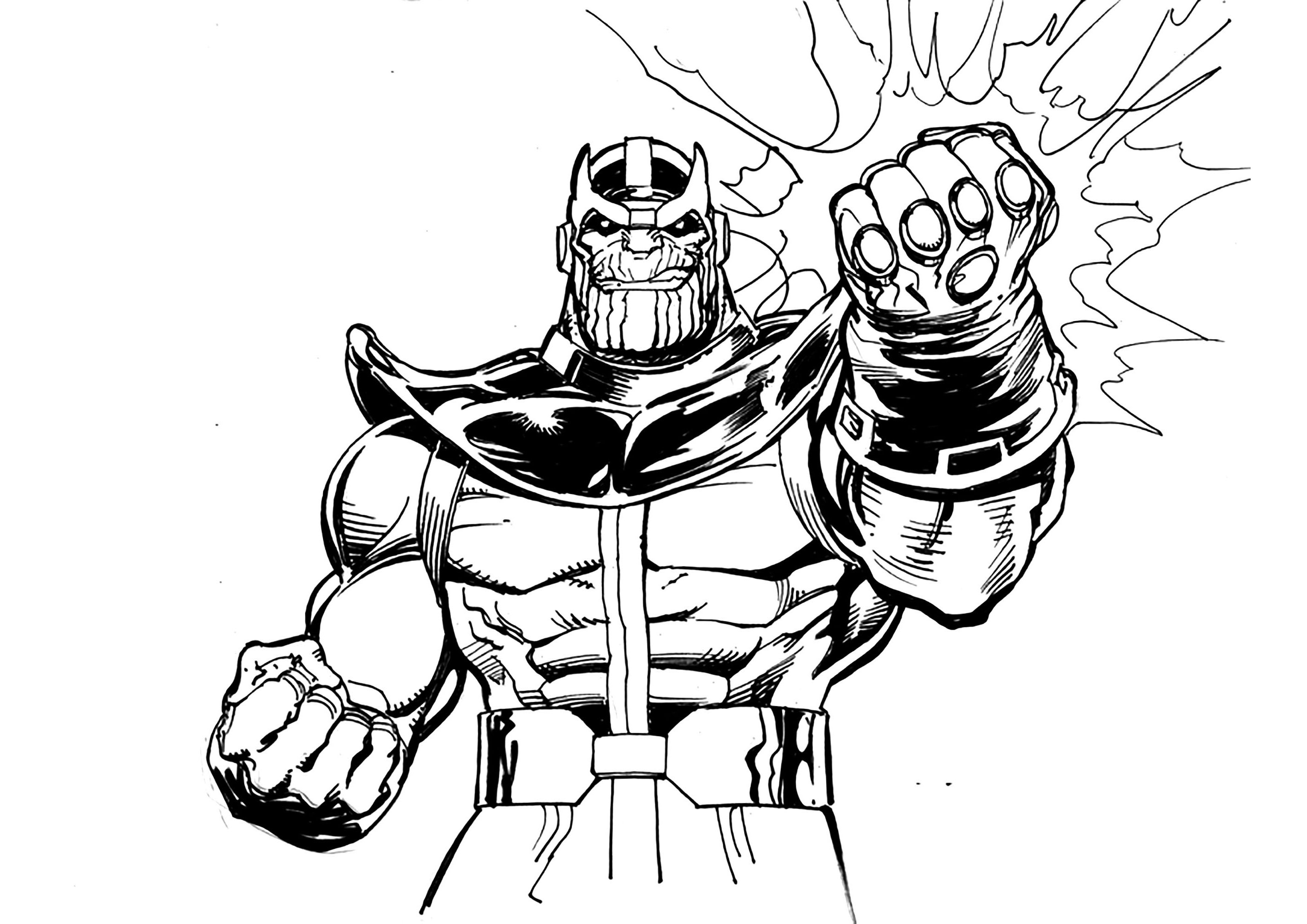 Thanos Coloriage Luxe Photos Thanos Thanos Kids Coloring Pages