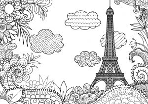 Tour Eiffel Coloriage Cool Galerie Coloriage à Imprimer La tour Eiffel De Paris